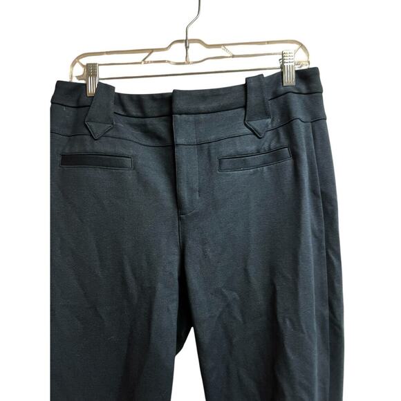 Cabi Barrister Trouser Pants Black Size 10 Hem Slits - Picture 2 of 9